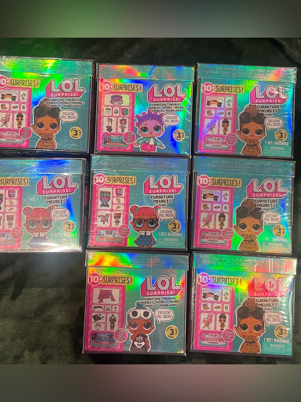 NEW UNOPENED LOT OF LOL SURPRISE FURNITURE